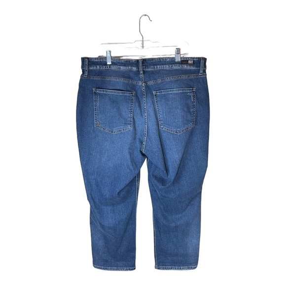 Kut From The Kloth Jeans Lot-2 Boyfriend & Crop Straight Leg Dark Wash Size 16W‎ - Picture 11 of 15